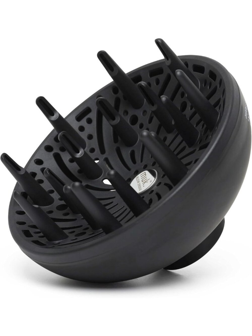 Black Blow Dryer Diffuser for Curly & Wavy Hair - Perfect Styling Attachment